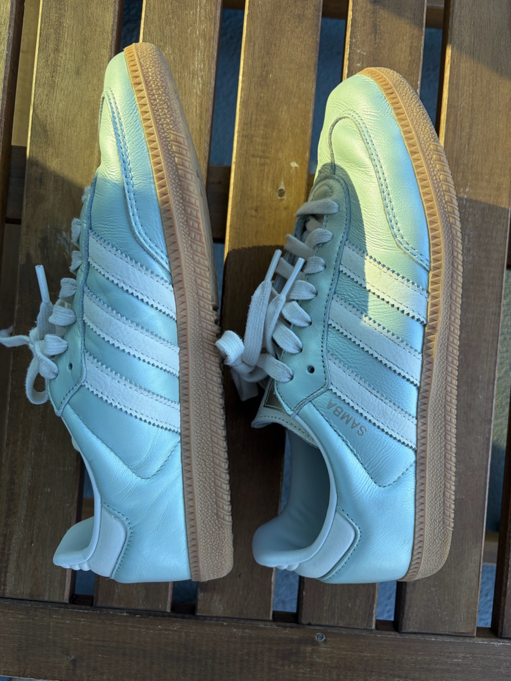 adidas Samba Light Mint and White - Picture 2 of 5